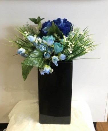 Black Ceramic Large Vase