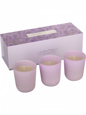 Set of 3 Candles - Lavender